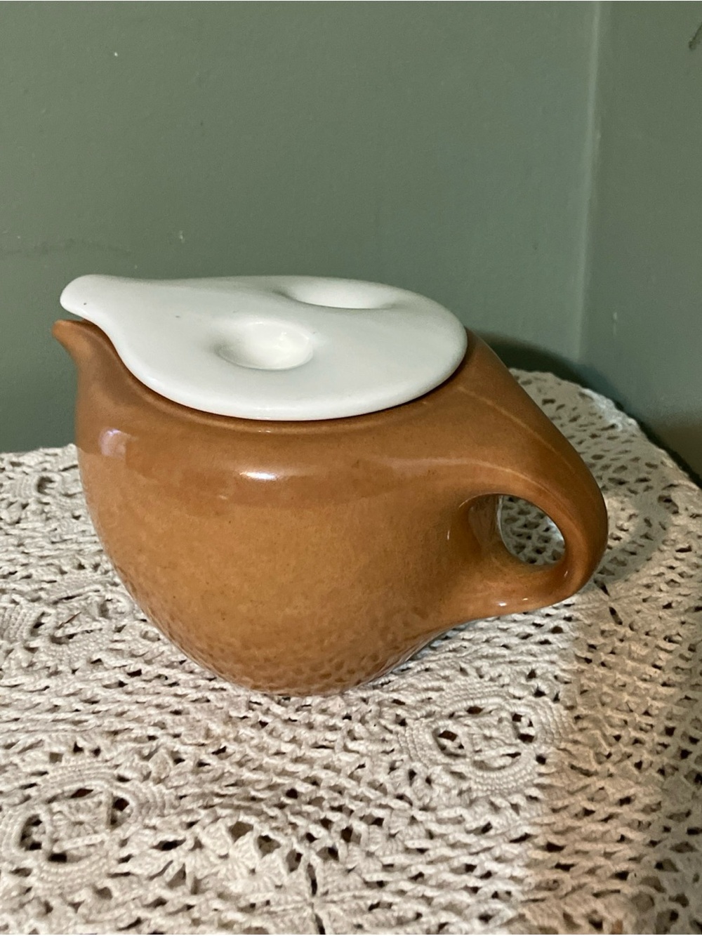 Russel Wright Sterling China Individual Teapot Rare
